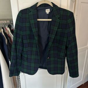 J. Crew Blackwatch Plaid Blazer